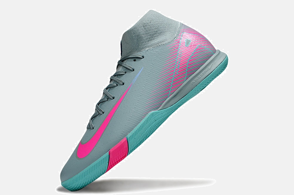 Chuteira Nike Air Zoom Mercurial Superfly 10 Elite  IC - Azul e Rosa - imagem 5