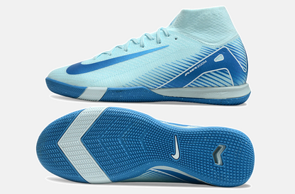 Chuteira Nike Air Zoom Mercurial Superfly 10 Elite  IC - Azul - vista traseira
