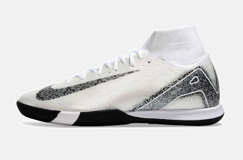 Chuteira Nike Air Zoom Mercurial Superfly 10 Elite  IC - Branca e Prata - imagem 4