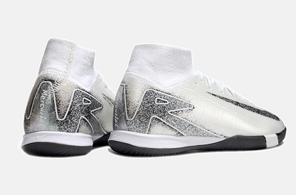 Chuteira Nike Air Zoom Mercurial Superfly 10 Elite  IC - Branca e Prata - imagem 7