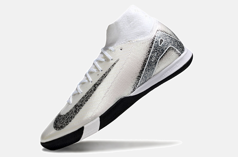 Chuteira Nike Air Zoom Mercurial Superfly 10 Elite  IC - Branca e Prata - imagem 5