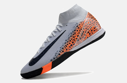 Chuteira Nike Air Zoom Mercurial Superfly 10 Elite  IC - Cinza, Laranja e Preta - imagem 5