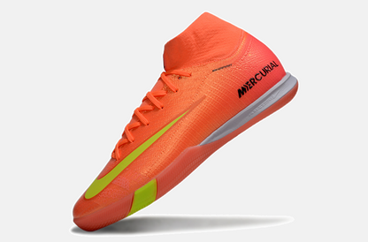 Chuteira Nike Air Zoom Mercurial Superfly 10 Elite  IC - Laranja e Verde - imagem 5