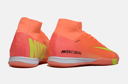 Chuteira Nike Air Zoom Mercurial Superfly 10 Elite  IC - Laranja e Verde - imagem 7