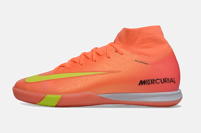 Chuteira Nike Air Zoom Mercurial Superfly 10 Elite  IC - Laranja e Verde - imagem 4