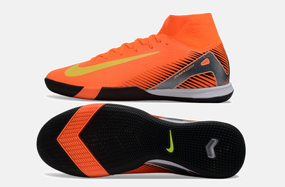 Chuteira Nike Air Zoom Mercurial Superfly 10 Elite  IC - Laranja - vista traseira