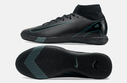 Chuteira Nike Air Zoom Mercurial Superfly 10 Elite  IC - Preta - vista traseira