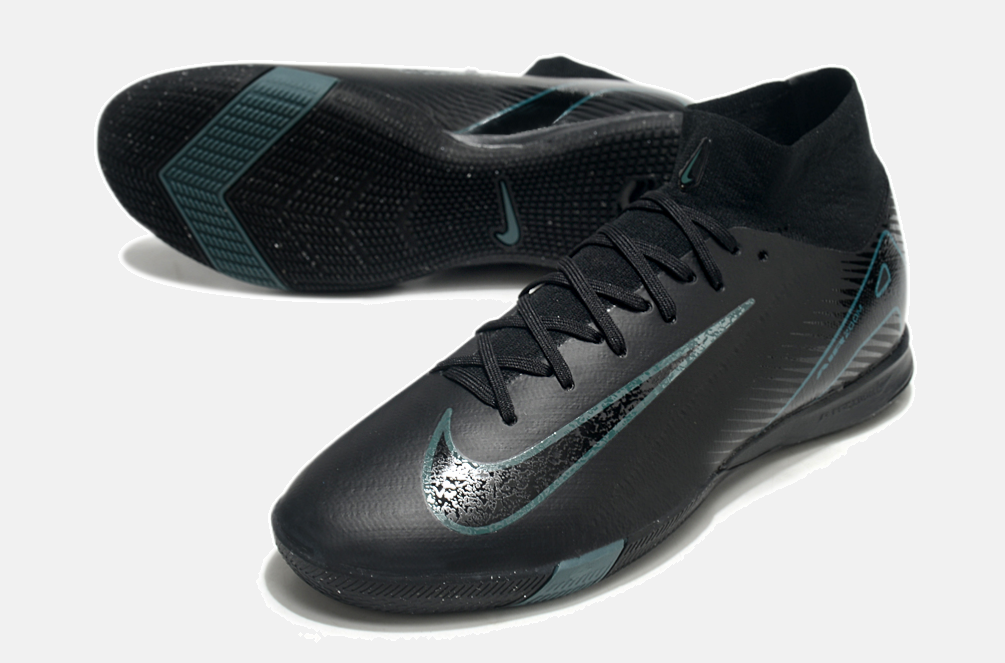 Chuteira Nike Air Zoom Mercurial Superfly 10 Elite  IC - Preta - detalhe