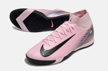 Chuteira Nike Air Zoom Mercurial Superfly 10 Elite  IC - Rosa, Cinza e Preta - detalhe