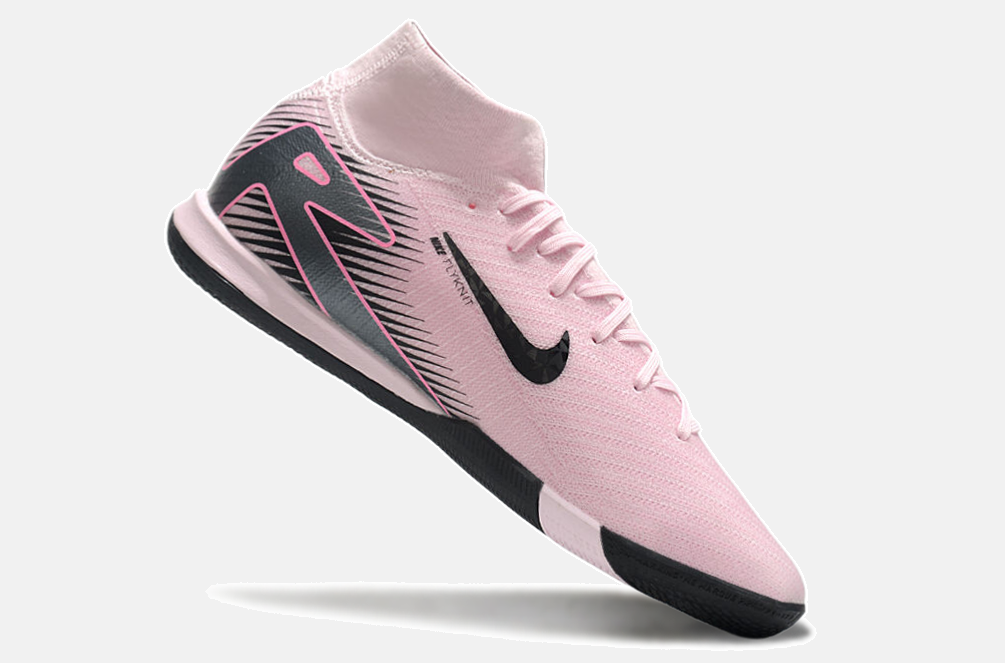 Chuteira Nike Air Zoom Mercurial Superfly 10 Elite  IC - Rosa, Cinza e Preta - imagem 6