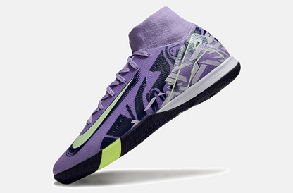 Chuteira Nike Air Zoom Mercurial Superfly 10 Elite  IC - Roxa e Verde - imagem 5