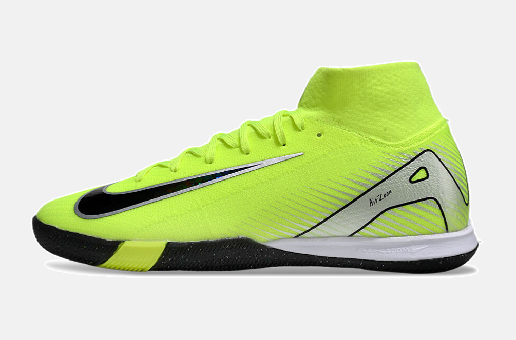 Chuteira Nike Air Zoom Mercurial Superfly 10 Elite  IC - Verde, Prata e Preta - imagem 4