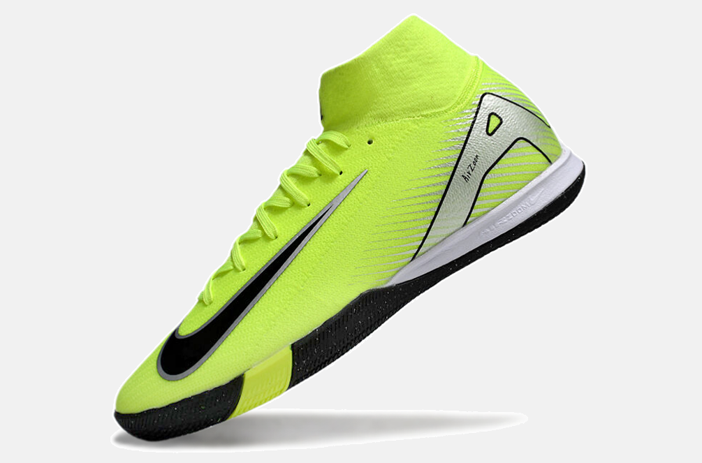 Chuteira Nike Air Zoom Mercurial Superfly 10 Elite  IC - Verde, Prata e Preta - imagem 5