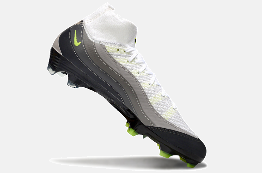 Chuteira Nike Mercurial Superfly 10 Air Max 95 Elite FG - Branca e Preta - imagem 5