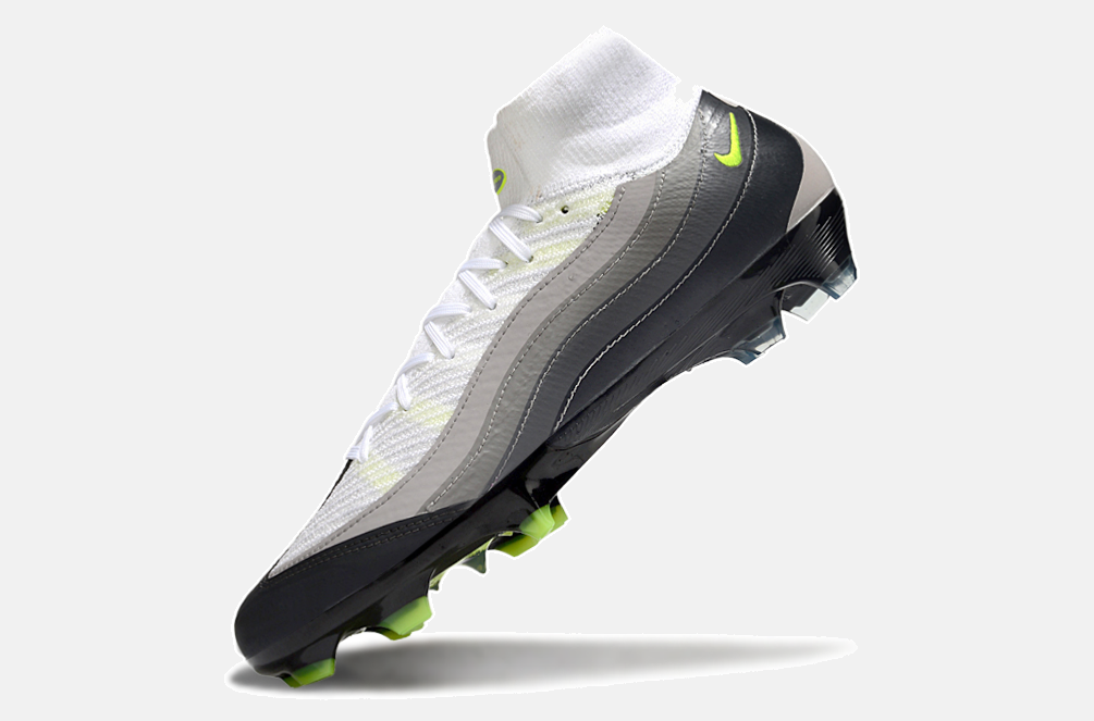 Chuteira Nike Mercurial Superfly 10 Air Max 95 Elite FG - Branca e Preta - imagem 4