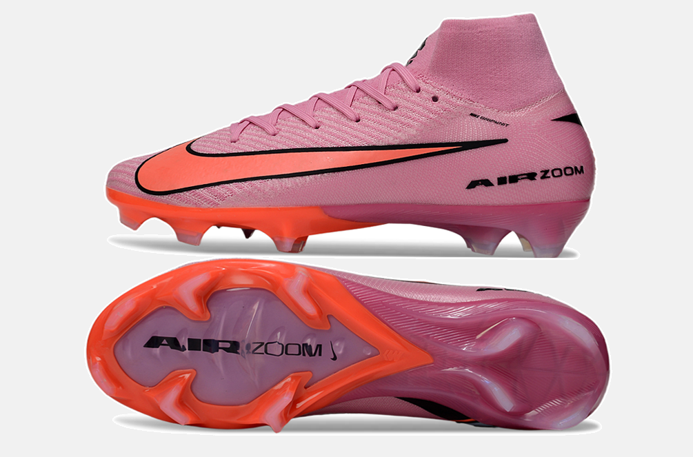 Chuteira Nike Air Zoom Mercurial Superfly 16 Elite FG - Rosa - Pack Scary Good - vista traseira