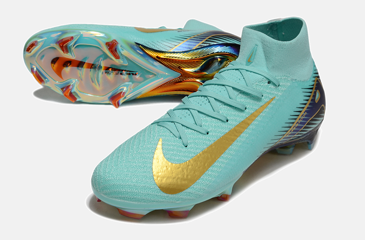 Chuteira Nike Air Zoom Mercurial Superfly 8 Elite FG - Azul - detalhe