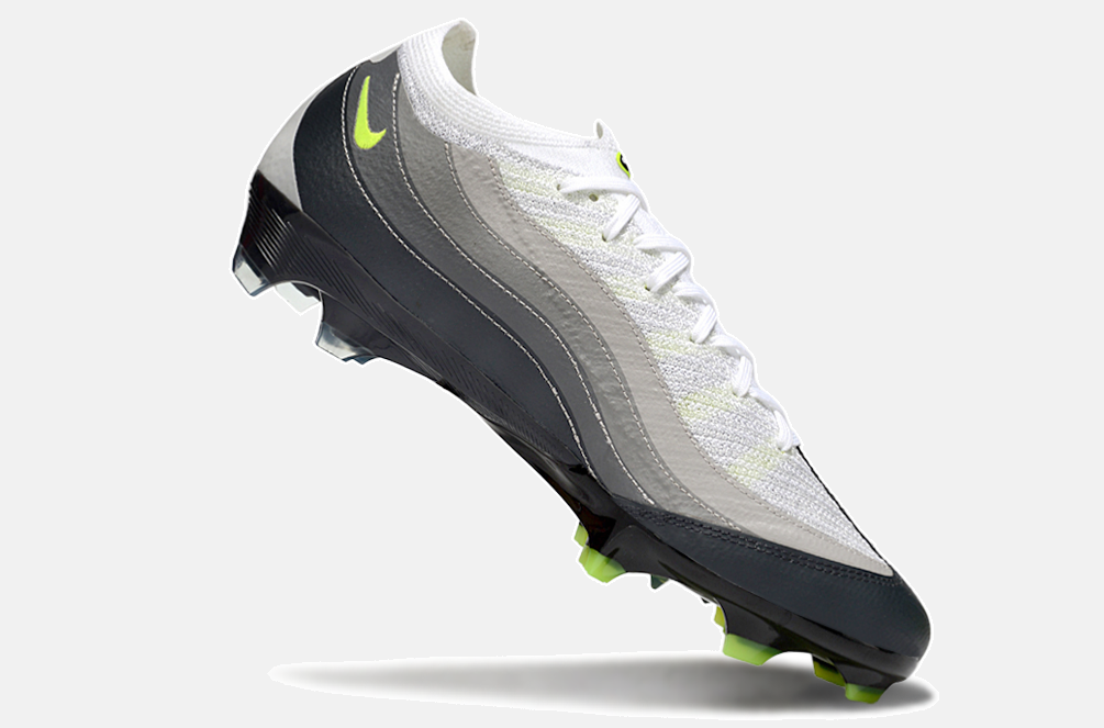 Chuteira Nike AIR Zoom Mercurial Vapor 16 Elite AIR MAX 95 FG - Branca e Preta - imagem 4