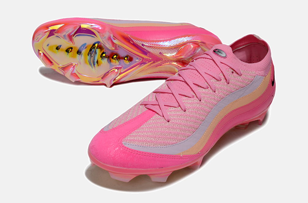 Chuteira Nike AIR Zoom Mercurial Vapor 16 Elite AIR MAX 95 FG - Rosa - Tevo Sports SPORT*