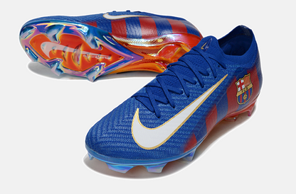 Chuteira Nike Air Zoom Mercurial Vapor 16 Elite FG - Azul e Grená - detalhe
