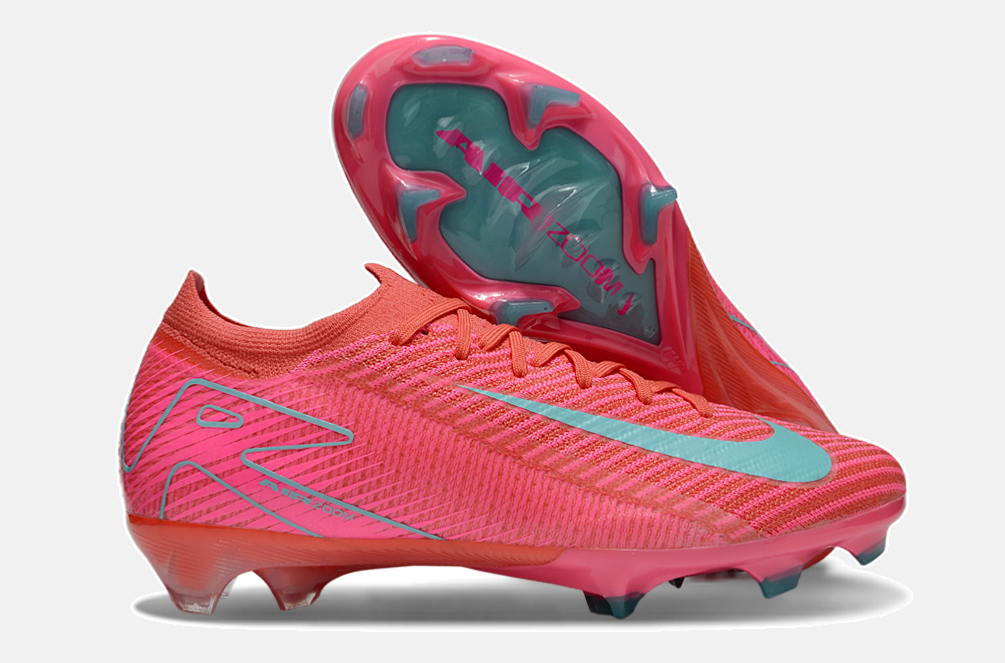 Chuteira Nike Air Zoom Mercurial Vapor 16 Elite FG - Rosa e Azul - Pack Mad Energy - imagem 7