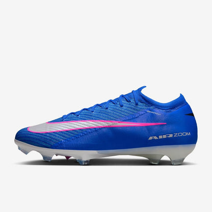 Chuteira Nike Air Zoom Mercurial Vapor 16 Elite FG - Azul, Branca e Rosa - Attack Pack - Tevo Sports SPORT*
