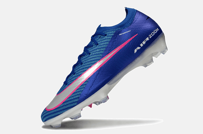 Chuteira Nike Air Zoom Mercurial Vapor 16 Elite FG - Azul, Branca e Rosa - Attack Pack - Tevo Sports SPORT*
