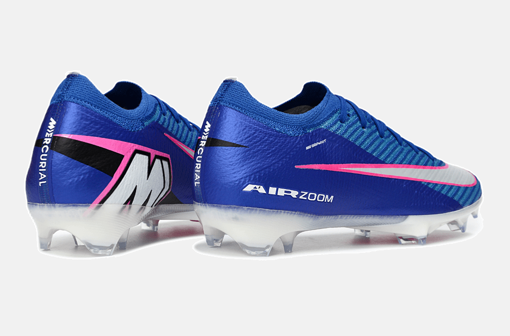 Chuteira Nike Air Zoom Mercurial Vapor 16 Elite FG - Azul, Branca e Rosa - Attack Pack - Tevo Sports SPORT*