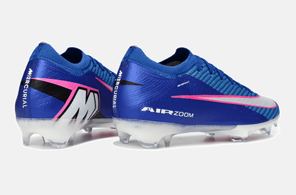 Chuteira Nike Air Zoom Mercurial Vapor 16 Elite FG - Azul, Branca e Rosa - Attack Pack - Tevo Sports SPORT*