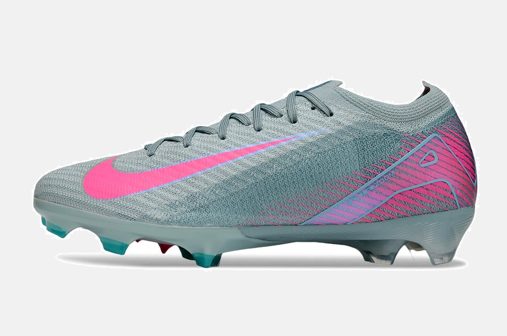 Chuteira Nike AIR Zoom Mercurial Vapor 16 Elite FG - Azul e Rosa - Pack Prism - imagem 4