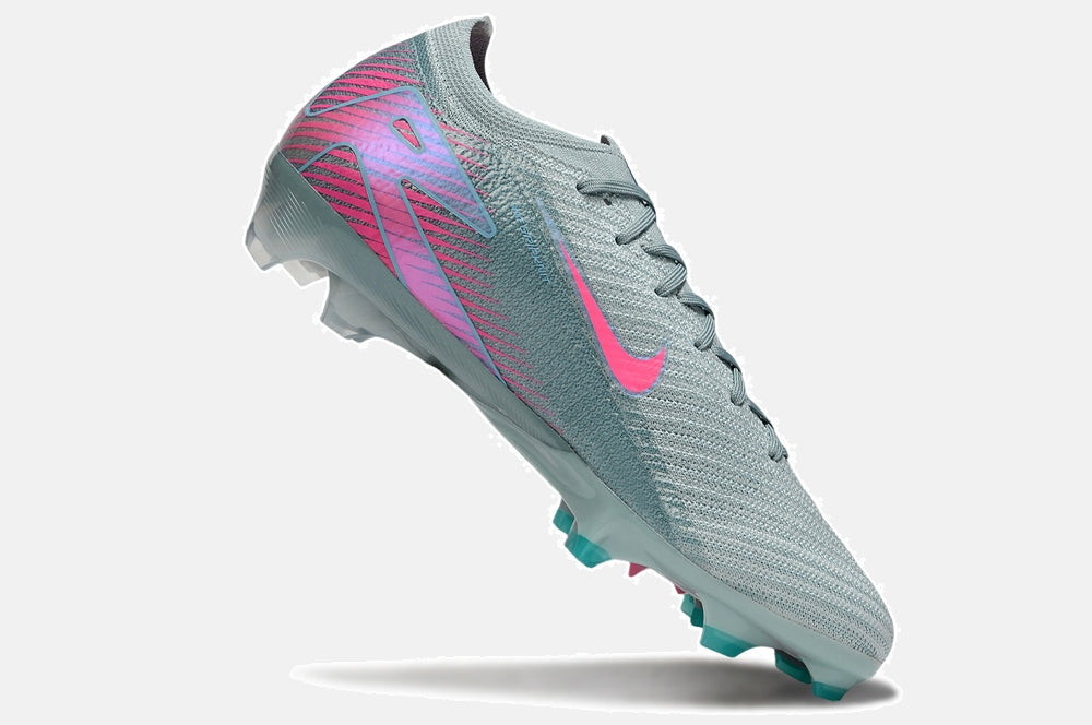 Chuteira Nike AIR Zoom Mercurial Vapor 16 Elite FG - Azul e Rosa - Pack Prism - imagem 6