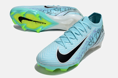 Chuteira Nike Air Zoom Mercurial Vapor 16 Elite FG - Azul e Verde - detalhe