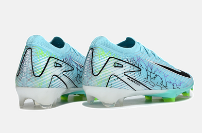 Chuteira Nike Air Zoom Mercurial Vapor 16 Elite FG - Azul e Verde - imagem 7