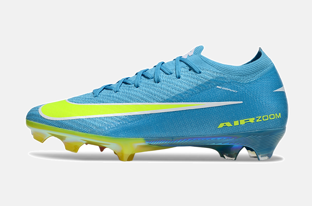 Chuteira Nike Air Zoom Mercurial Vapor 16 Elite FG - Azul, Verde e Rosa - imagem 4