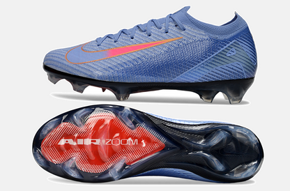Chuteira Nike Air Zoom Mercurial Vapor 16 Elite FG - Azul - vista traseira