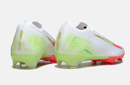 Chuteira Nike Air Zoom Mercurial Vapor 16 Elite FG - Branca, Verde e Rosa - Tevo Sports SPORT*