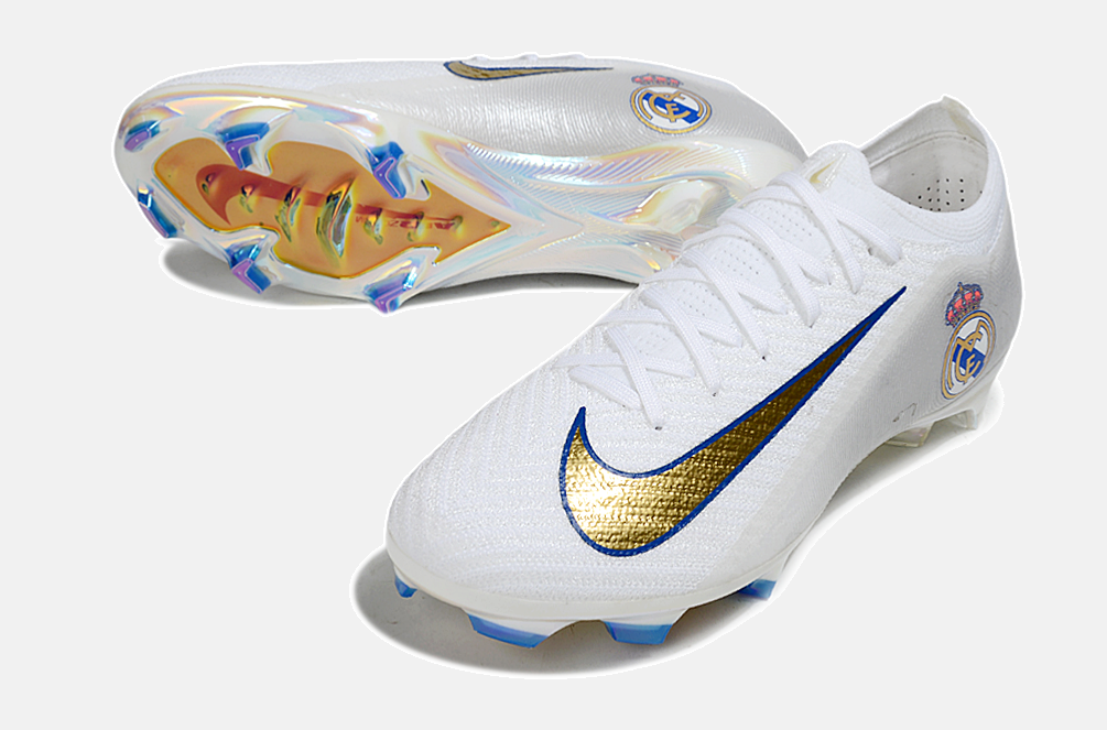 Chuteira Nike Air Zoom Mercurial Vapor Real Madrid 16 Elite FG - Branca - detalhe