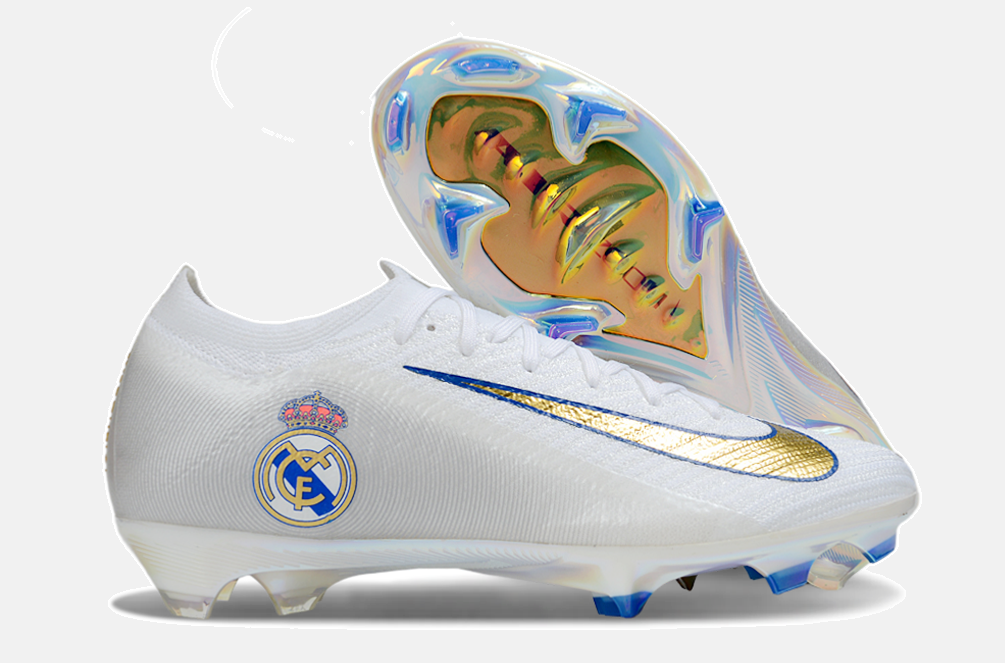 Chuteira Nike Air Zoom Mercurial Vapor Real Madrid 16 Elite FG - Branca - imagem 8