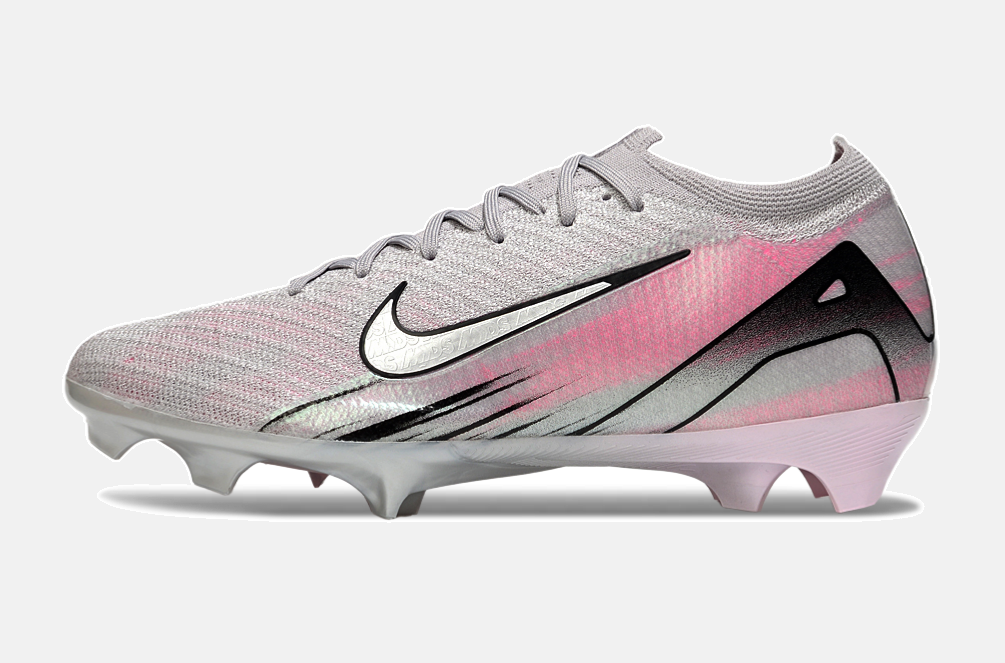 Chuteira Nike Air Zoom Mercurial Vapor 16 Elite FG - Prata e Rosa - imagem 4