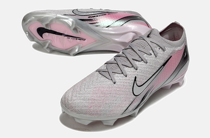 Chuteira Nike Air Zoom Mercurial Vapor 16 Elite FG - Prata e Rosa - detalhe