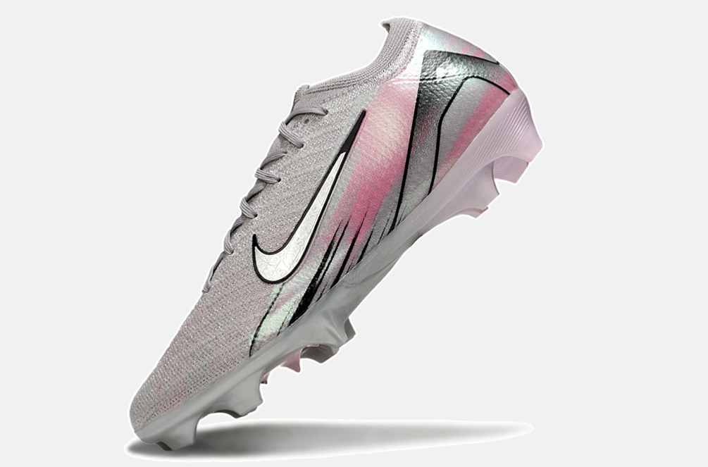 Chuteira Nike Air Zoom Mercurial Vapor 16 Elite FG - Prata e Rosa - imagem 5