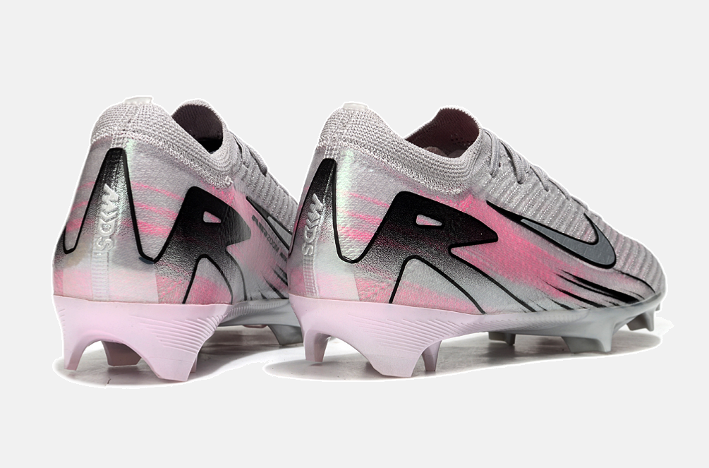Chuteira Nike Air Zoom Mercurial Vapor 16 Elite FG - Prata e Rosa - imagem 7