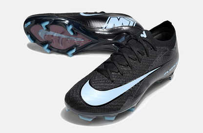 Chuteira Nike Air Zoom Mercurial Vapor 16 Elite FG - Preta e Azul - Shadow Pack - detalhe