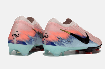 Chuteira Nike Air Zoom Mercurial Vapor 16 Elite FG - Rosa, Azul e Preta - Tevo Sports SPORT*