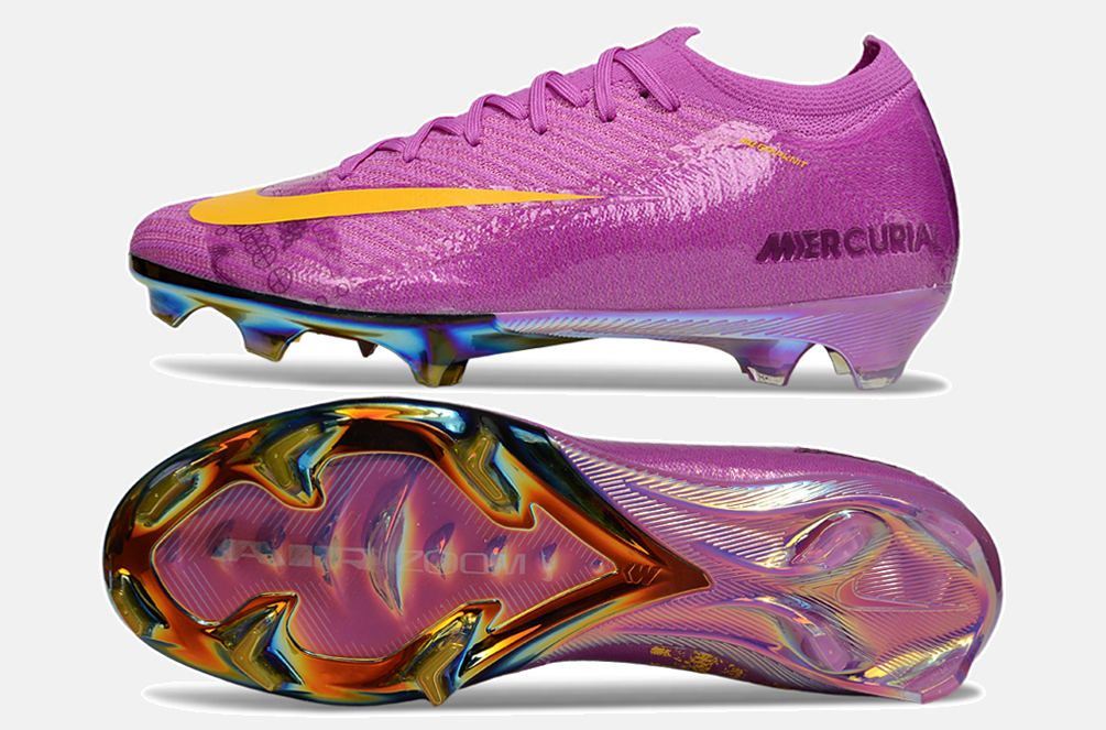 Chuteira Nike Air Zoom Mercurial Vapor 16 Elite FG - Roxa - vista traseira