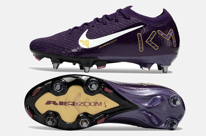 Chuteira Nike Air Zoom Mercurial Vapor 16 Elite Kylian Mbappé SG - Roxa - foto 2