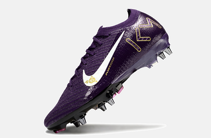 Chuteira Nike Air Zoom Mercurial Vapor 16 Elite Kylian Mbappé SG - Roxa - foto 5