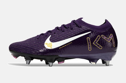 Chuteira Nike Air Zoom Mercurial Vapor 16 Elite Kylian Mbappé SG - Roxa - foto 4
