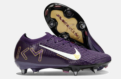 Chuteira Nike Air Zoom Mercurial Vapor 16 Elite Kylian Mbappé SG - Roxa - foto 7