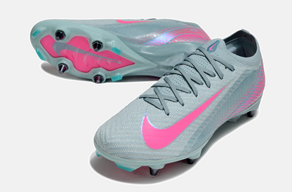 Chuteira Nike Air Zoom Mercurial Vapor 16 Elite SG - Azul e Rosa - detalhe